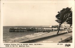 Old Monstead Pier Redondo Beach, CA Postcard Postcard Postcard
