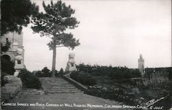 Chinese Images and Rock Garden at Will Rogers Memorial Colorado Springs, CO Postcard Postcard Postcard