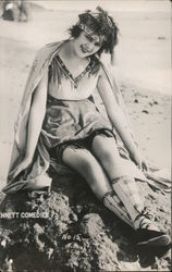 Mack Sennett Comedies Girl Postcard