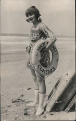 Mack Sennett Comedies Girl #71 Swimsuits & Pinup Postcard Postcard Postcard