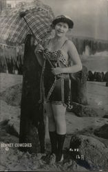 Mack Sennett Comedies Girl #88 Swimsuits & Pinup Postcard Postcard Postcard