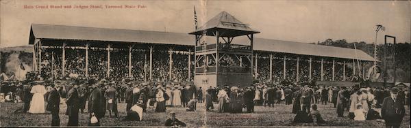 Main Grand Stand and Judges Stand, Vermont State Fair Rutland