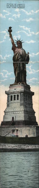 Statue of Liberty on Bedloe's Island New York City