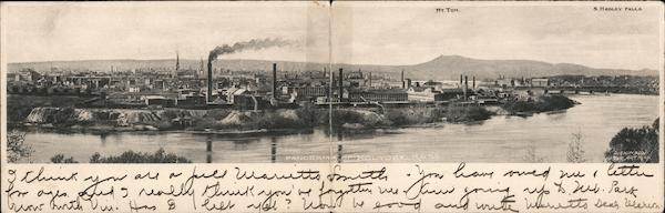 Panorama of Holyoke, Mount Tom Massachusetts