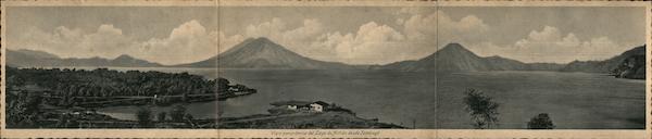 Lake Atitlan from Tzanjuyu Panajachel Guatemala Central America