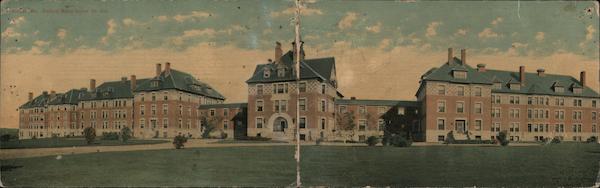 Rare: Eastern Maine Insane Hospital Panorama Bangor
