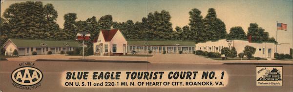 Blue Eagle Tourist Court No. 1 Roanoke Virginia