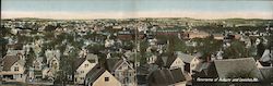 Panorama of Auburn and Lewiston, Me Large Format Postcard