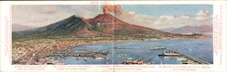 Eremo Hotel, Mount Vesuvius & Railway Large Format Postcard