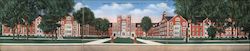 Men's Cary Hall, Purdue University Large Format Postcard