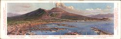 Eremo Hotel Mount Vesuvius & Railway Large Format Postcard