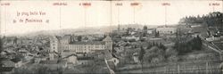 Views of Meximieux Large Format Postcard