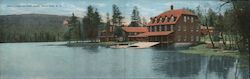 Dart's Camp and Boat House, Dart Lake Eagle Bay, NY Large Format Postcard Large Format Postcard Large Format Postcard
