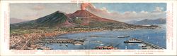 Eremo Hotel, Mount Vesuvius & Railway Naples, Italy Large Format Postcard Large Format Postcard Large Format Postcard