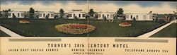 Turner's 20th Century Motel Large Format Postcard