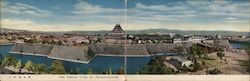 The whole view of Osaka Castle Large Format Postcard