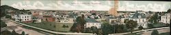 Panoramic View of Residence District Large Format Postcard
