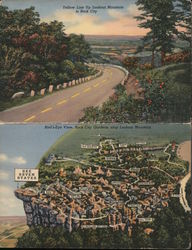 Lookout Mountain Rock City Gardens 2-Fold Card Large Format Postcard