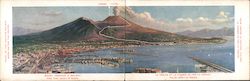 Mount Vesuvius & Railway Large Format Postcard