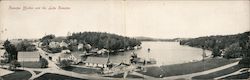 Sunapee Harbor and Lake Sunapee Large Format Postcard