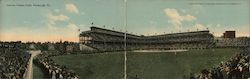 Rare: Interior Forbes Field Baseball Stadium Large Format Postcard