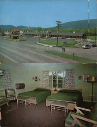 Roll Arena Restaurant and Motor Lodge Large Format Postcard