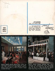 The Sidewalk at Bassin's Large Format Postcard