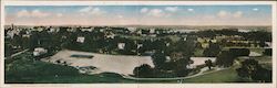 Panoramic Birdseye View Large Format Postcard