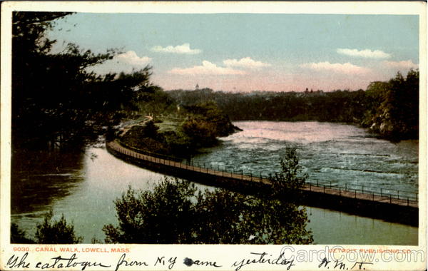 Canel Walk Lowell Massachusetts