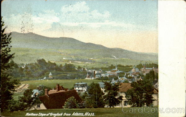 Northern Slope Of Greylock From Adams Massachusetts