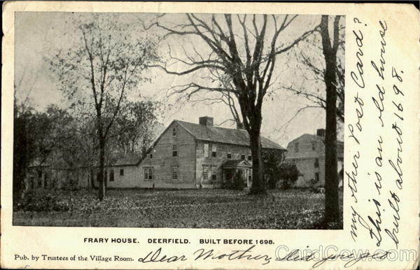 Frary House (built before 1698) Deerfield Massachusetts