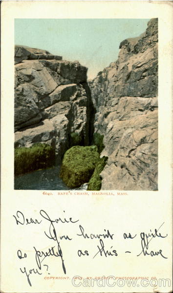 Rafe's Chasm, Magnolia Gloucester Massachusetts