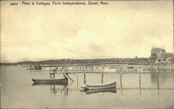 Piers & Cottages, Point Independence Onset Massachusetts