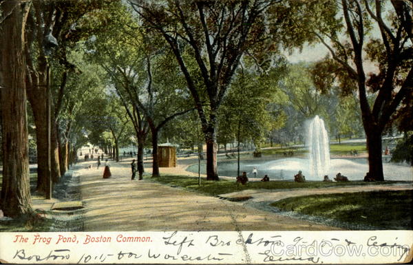 The Frog Pond, Boston Common Massachusetts