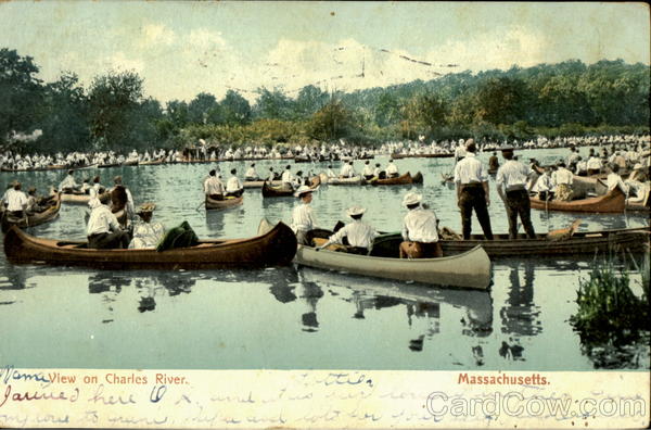 View On Charles River Boston Massachusetts