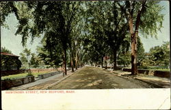 Hawthorn Street New Bedford, MA Postcard Postcard