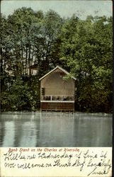 Band Stand On The Charles At Riverside Postcard