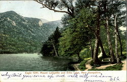 Eagle Cliff; Mount Lafayette And Echo Lake Franconia, NH Postcard Postcard