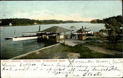 Boat Landing, Lincoln Park Postcard