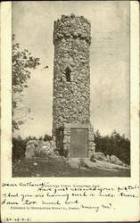 NORUMBEGA TOWER, NORUMBEGA PARK Newton Postcard