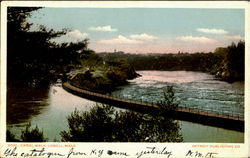 Canel Walk Lowell, MA Postcard Postcard