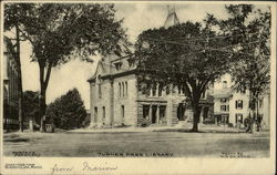 Turner Free Library Randolph, MA Postcard Postcard