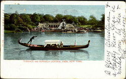 Terrace And Gondola Central Park New York City, NY Postcard Postcard