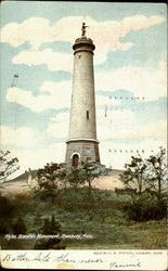 Myles Standish Monument Duxbury, MA Postcard Postcard