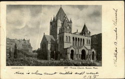 Trinity Church Boston, MA Postcard Postcard