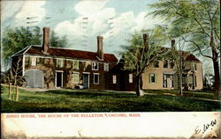 Jones House, The House of the Bulleton Concord, MA Postcard Postcard