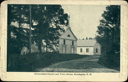 Universalist Church and Town House Postcard