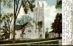 Thompson Memorial Chapel, Williams College Williamstown, MA Postcard Postcard