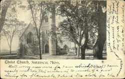 Christ Church Swansea, MA Postcard Postcard