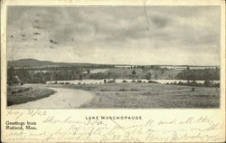 Greeting From Rutland/Mass Muschopauge Postcard